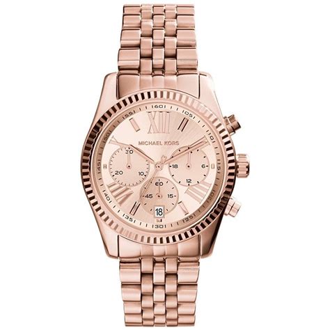 Michael Kors Lexington Women's Rose Gold Watch 